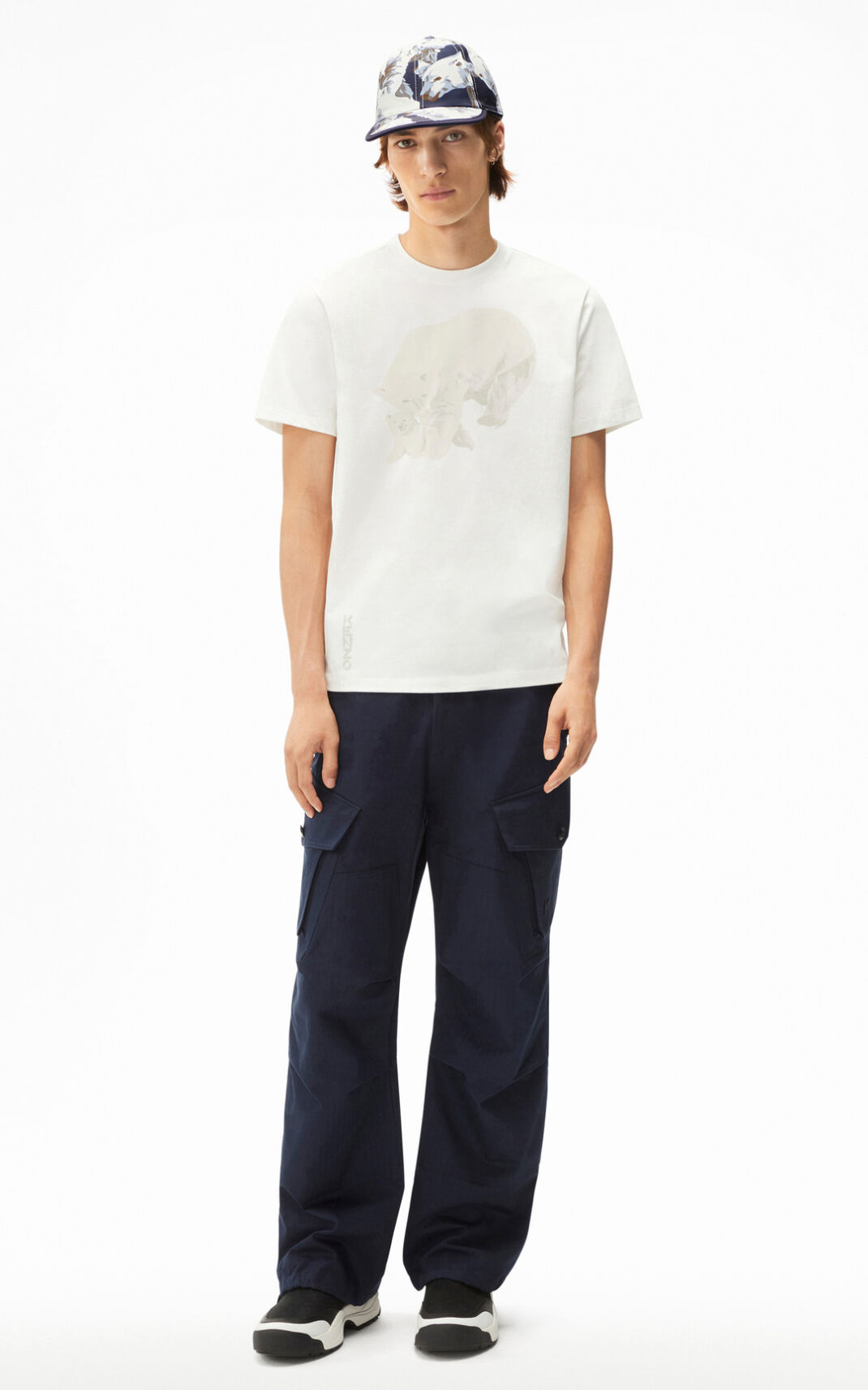 Kenzo The Vinter Capsule Polar Bear T Shirt Herr | 52960-YFQG